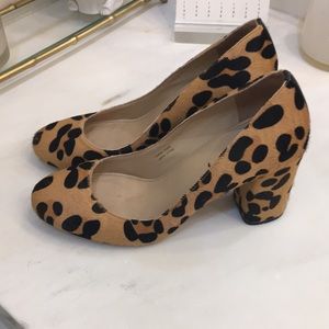 Via Spiga cowhide pumps with block heel